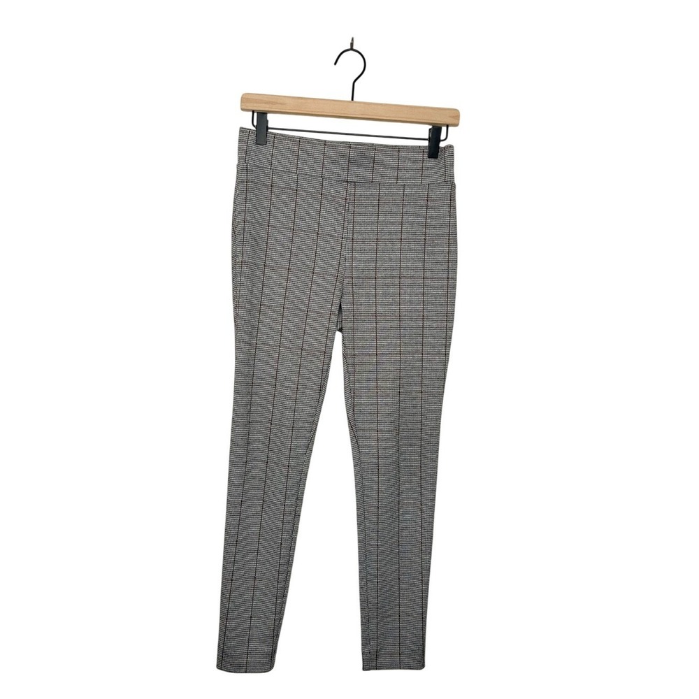Ann Taylor LOFT Houndstooth Plaid High Rise Legging Pants Petite Small
